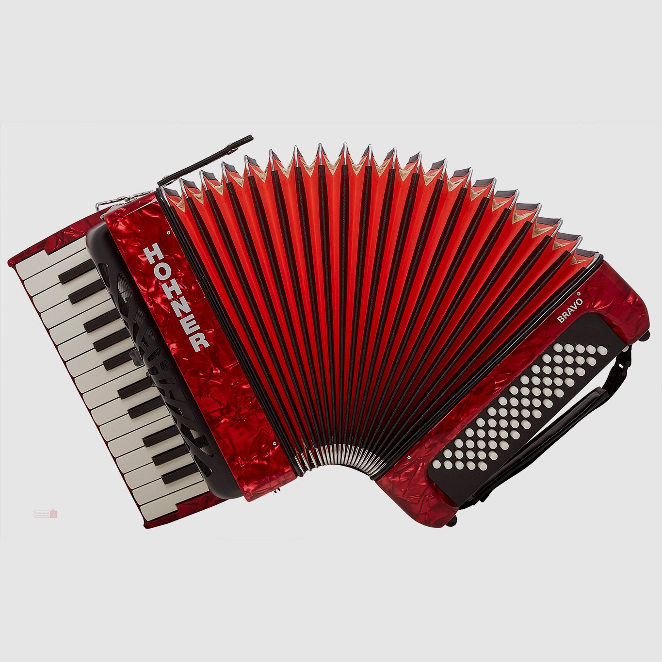 Hohner Bravo II 60 Red silentkey